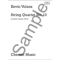 Kevin Volans: String Quartet No.10- Parts