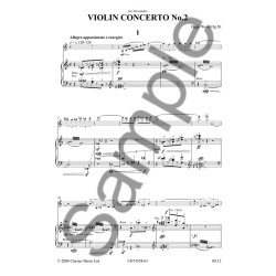 Hugh Wood: Violin Concerto No.2 Op.50 (Violin/Piano)