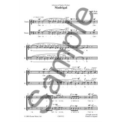 Judith Weir: Madrigal (TTBB)