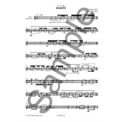 Simon Holt: Mantis (Tenor Saxophone)