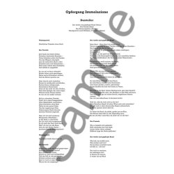 Hans Werner Henze: Opfergang Immolazione (Full Score)