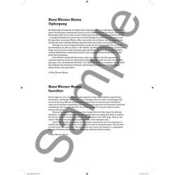 Hans Werner Henze: Opfergang Immolazione (Vocal Score)