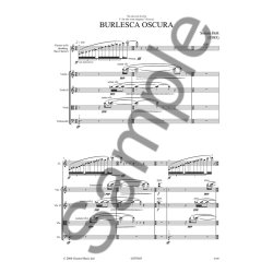 Simon Holt: Burlesca Oscura (Score)