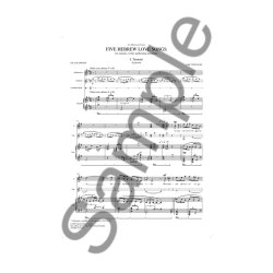 Eric Whitacre: Five Hebrew Love Songs (Score)