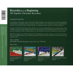 John Pitts: Recorder From The Beginning - All Together Christmas Recorders (Book/CD)