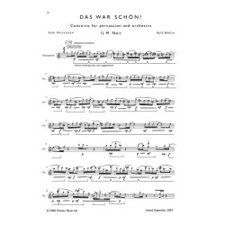 Rolf Wallin: Das War Sch&ouml;n! (Percussion Solo)