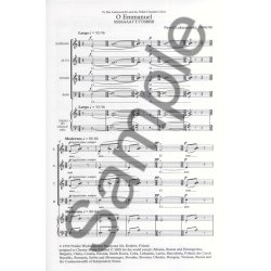 Pawe? ?ukaszewski: O Emmanuel (SATB)