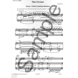 Judith Weir: Miss Fortune - Vocal Score