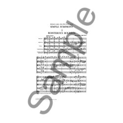 Benjamin Britten: Simple Symphony For String Orchestra - Study Score