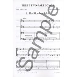 Benjamin Britten: Three Two-Part Songs