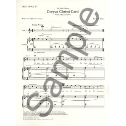 Benjamin Britten: Corpus Christi Carol - High Voice/Piano