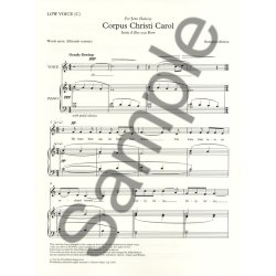 Benjamin Britten: Corpus Christi Carol - Low Voice/Piano