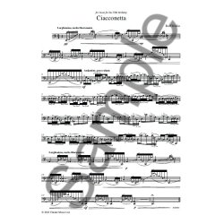 Rolf Wallin: Ciacconetta - Variation On The Chiacona Of Giuseppe Colombi (Solo Cello)