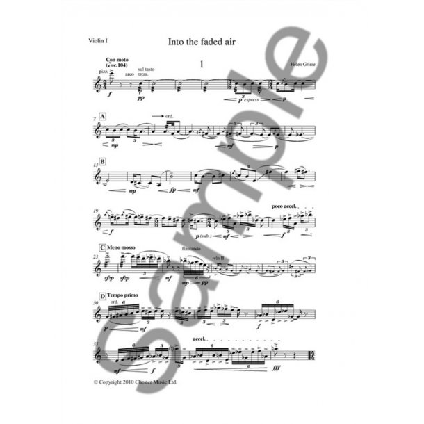 Helen Grime: Into The Faded Air (Parts)