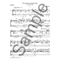 Helen Grime: To See The Summer Sky (Violin/Viola)