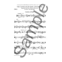 James Whitbourn: The Canticles of Mary and Simeon - Magnificat and Nunc Dimittis (Eboracum) - Viola Part