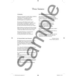 Hans Werner Henze: Drei Sonette (Three Sonnets)