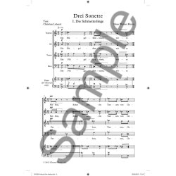Hans Werner Henze: Drei Sonette (Three Sonnets)