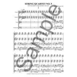 Michael Nyman: String Quartet No.5 (Score/Parts)