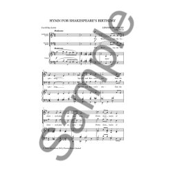 Lennox Berkeley: Hymn For Shakespeare's Birthday (SATB/Organ)