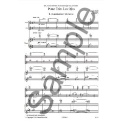 Simon Holt: Piano Trio - Los Ojos (Score/Parts)