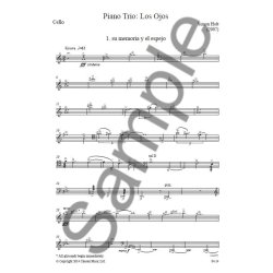 Simon Holt: Piano Trio - Los Ojos (Score/Parts)