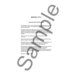 Michael Nyman: Bell Set for Multiple Percussion