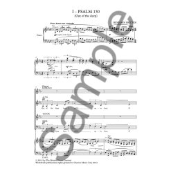 Benjamin Britten: Two Psalms (Vocal Score)