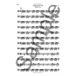 Bryce Dessner: Aheym for String Quartet (Score/Parts)
