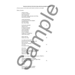 Brian Elias: Electra Mourns (Score)