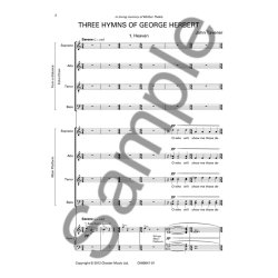 John Tavener: Three Hymns Of George Herbert (Vocal Score)