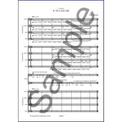 John Tavener: If Ye Love Me (Full Score)