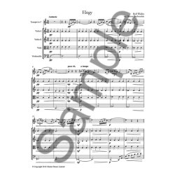 Rolf Wallin: Elegy - Trumpet/String Quartet (Score/Parts)