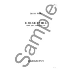 Judith Weir: Blue-Green Hill (Score/Piano)