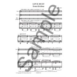 John Tavener: Love Duet From Krishna (Vocal Score)