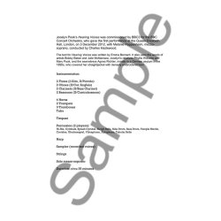 Jocelyn Pook: Hearing Voices (Full Score)