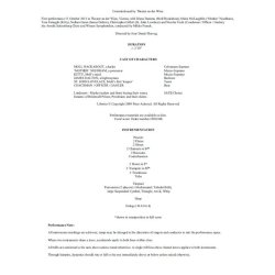 Iain Bell: A Harlot&rsquo;s Progress (Full Score)