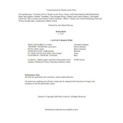 Iain Bell: A Harlot&rsquo;s Progress (Vocal Score)