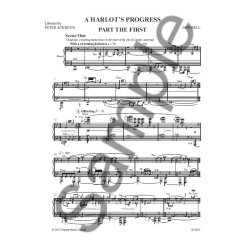 Iain Bell: A Harlot&rsquo;s Progress (Vocal Score)