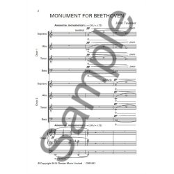 John Tavener: Monument For Beethoven