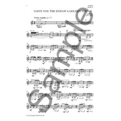 Judith Weir: I Give You The End Of A Golden String (Study Score)