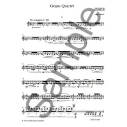 Joby Talbot: Genus Quartet (Parts)