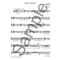 Joby Talbot: Genus Quartet (Parts)