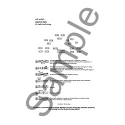 Rolf Wallin: Ground For Cello And Strings - Cello Part