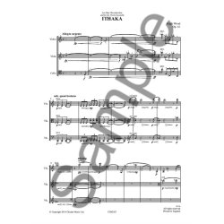 Hugh Wood: Ithaka - Trio For Violin, Viola And Cello (Score)
