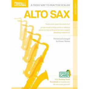 Playing With Scales: Alto Saxophone Level 1 (Book/Download)