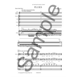 John Tavener: Pluies (Vocal Score)