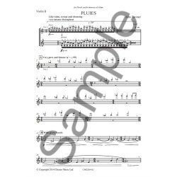 John Tavener: Pluies (Parts)