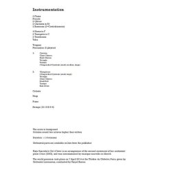 Kaija Saariaho: Ciel D?Hiver (Full Score)