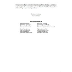 Judith Weir: Ave Regina Caelorum